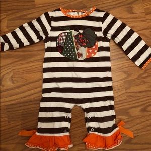 Boutique pumpkin romper